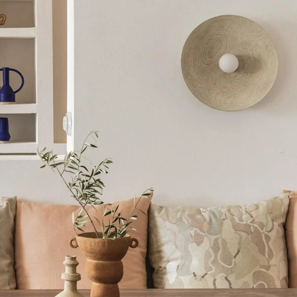 Lura Resin Round Wall Light | Celestre