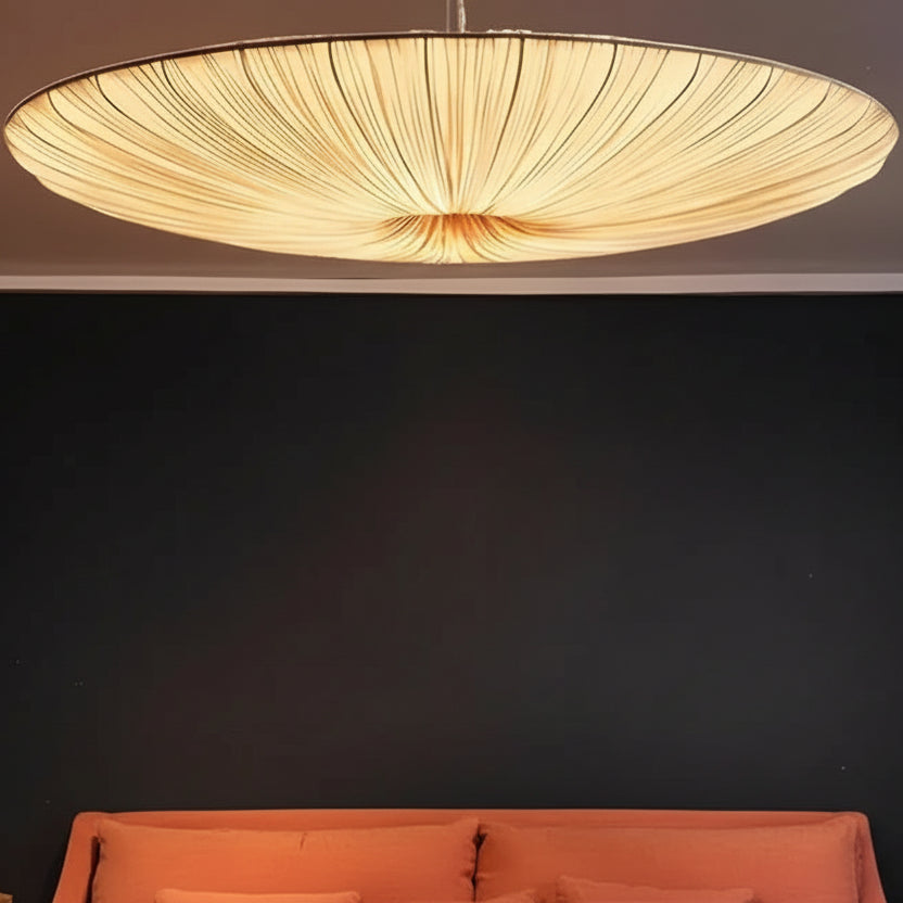 Glow Umbrella Pleated Chandelier D 100 cm | Celestre