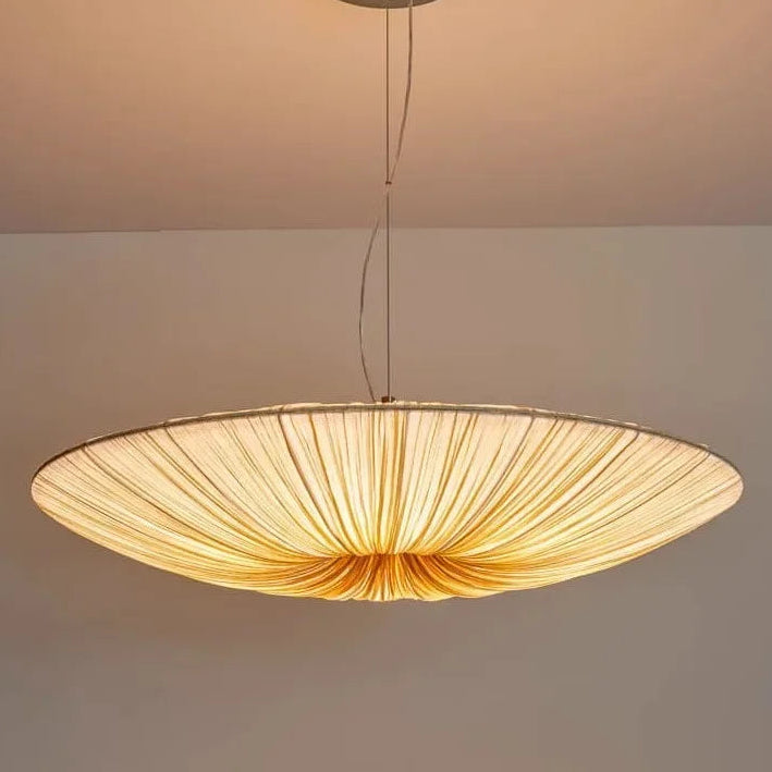 Glow Umbrella Pleated Chandelier D 60 cm | Celestre