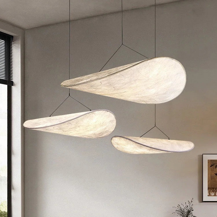 Lyral Silk Cocoon Pendant Light | Celestre