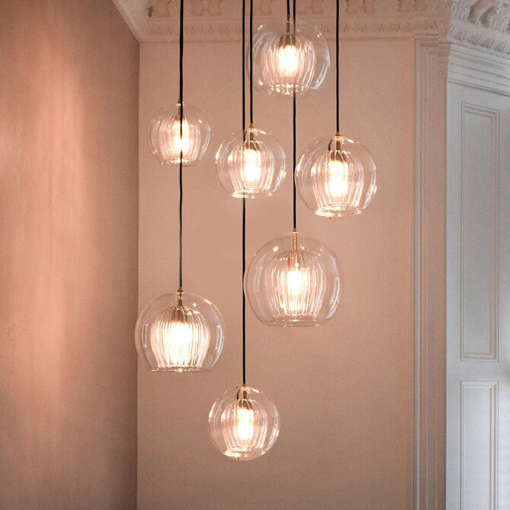 Calen Glass Globe Pendant Light | Celestre