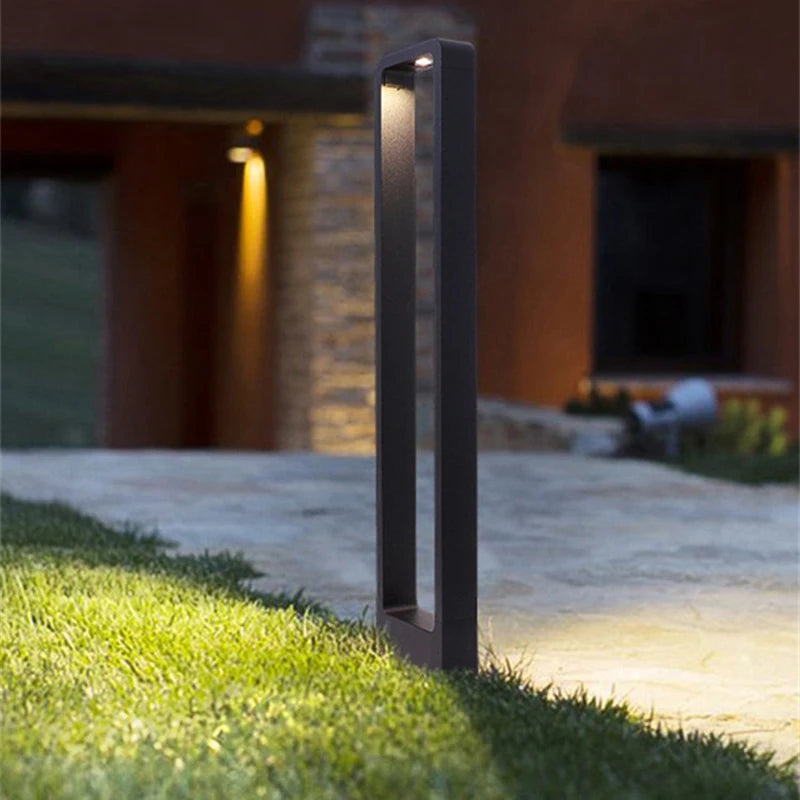 Fuxe Rectangular Hollow Bollard Light H 80 cm Without Stake | Celestre