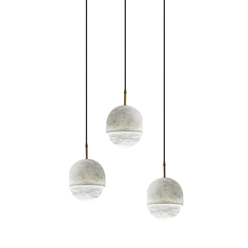 Nuvi Alabaster Globe Pendant Light | Celestre