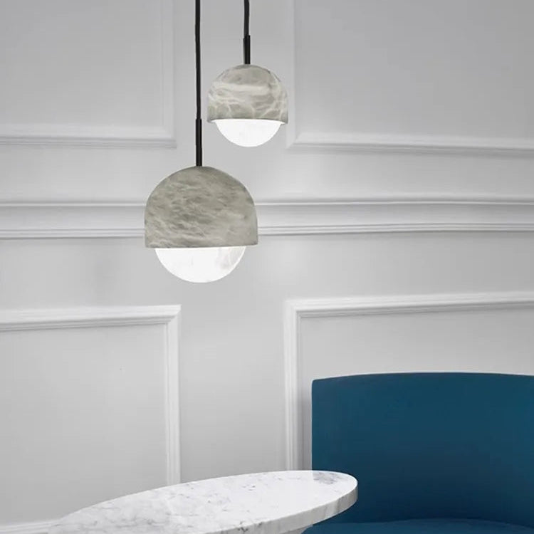 Nuvi Alabaster Globe Pendant Light | Celestre