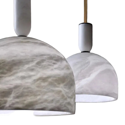 Vesa Alabaster Dome Pendant Light | Celestre