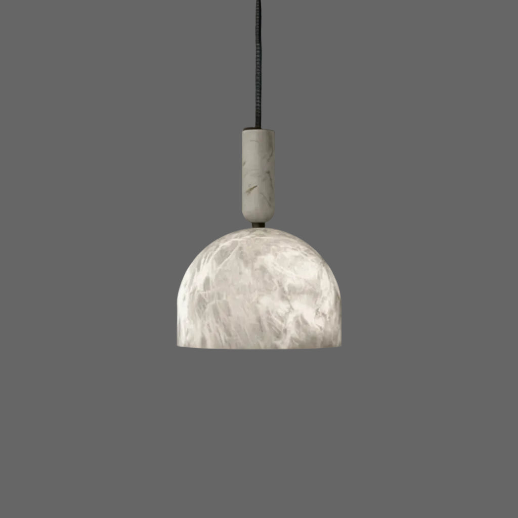 Vesa Alabaster Dome Pendant Light D 18 cm x H 23 cm | Celestre