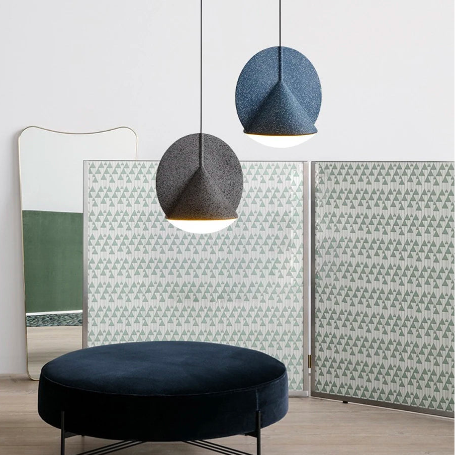 Teli Acoustic Felt Conical Disc Pendant Light | Celestre