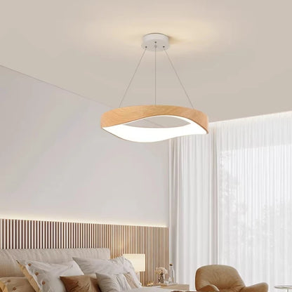 Jyni Wavy Ring Led Pendant Light Beige D 50 cm | Celestre