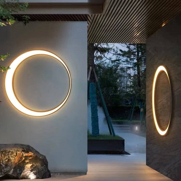 Wiro Moon Outdoor Wall Light D 60 cm | Celestre