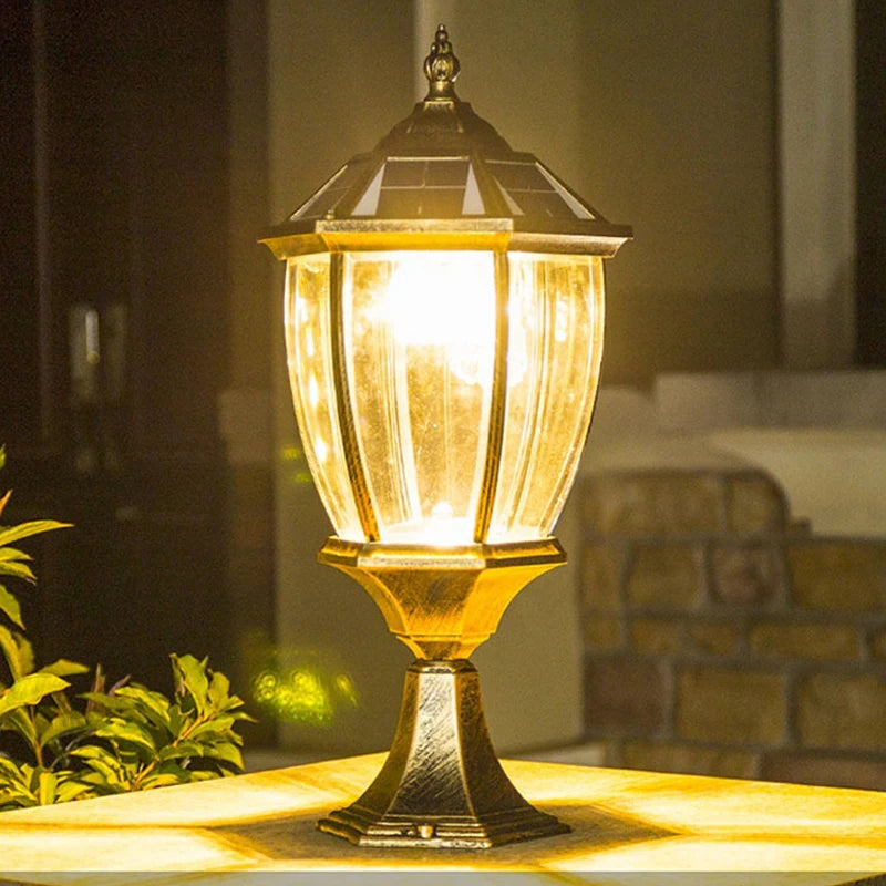 Tenra Solar Lantern Pillar Light | Celestre