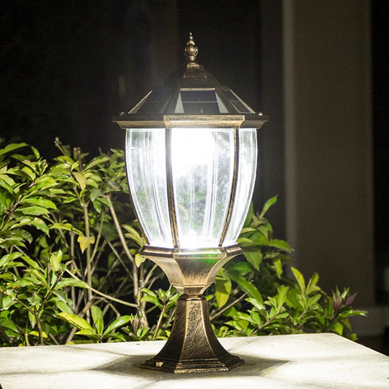 Tenra Solar Lantern Pillar Light | Celestre