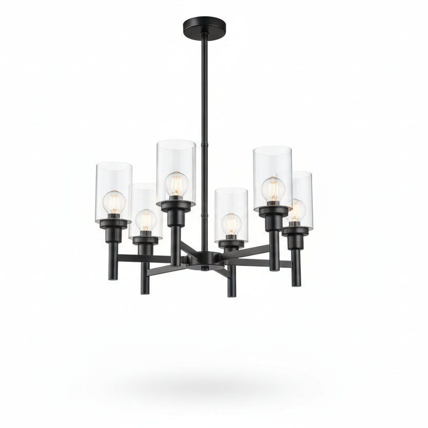 Mera Wagon Wheel Round Chandelier | Celestre