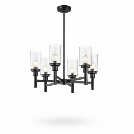 Mera Wagon Wheel Round Chandelier | Celestre