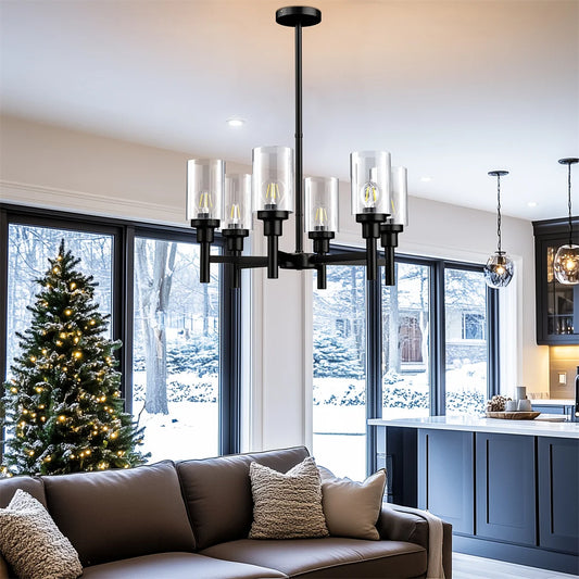 Mera Wagon Wheel Round Chandelier | Celestre