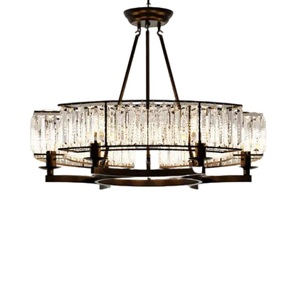 Beor Tiered Crystal Round Chandelier | Celestre