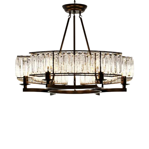 Beor Tiered Crystal Round Chandelier | Celestre