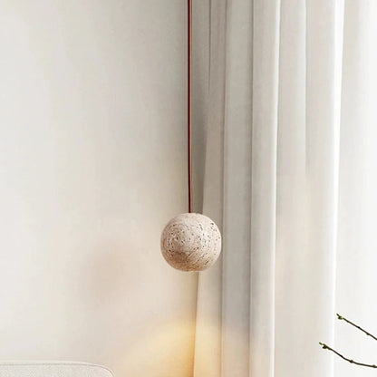 Leze Vintage Travertine Pendant Light | Celestre
