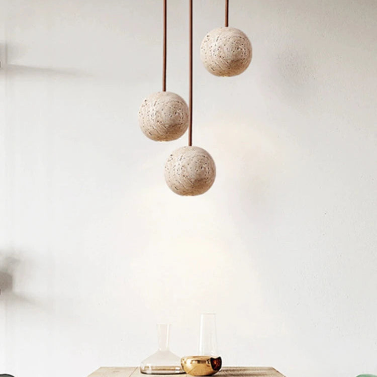 Leze Vintage Travertine Pendant Light | Celestre