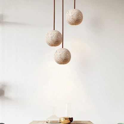 Leze Vintage Travertine Pendant Light | Celestre