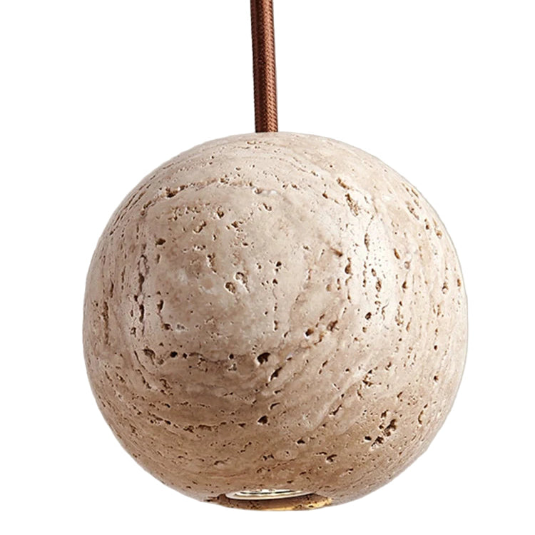 Leze Vintage Travertine Pendant Light | Celestre