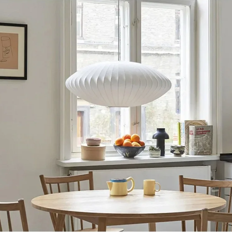 Leva Silk Wabi Sabi Pendant Light | Celestre