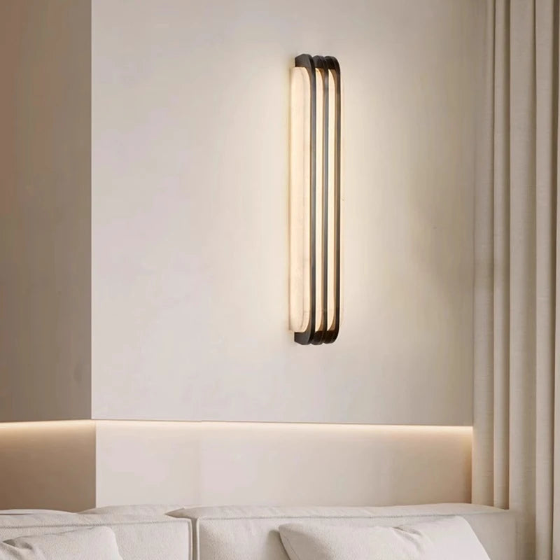 Vixo Linear Alabaster Slats Wall Light | Celestre