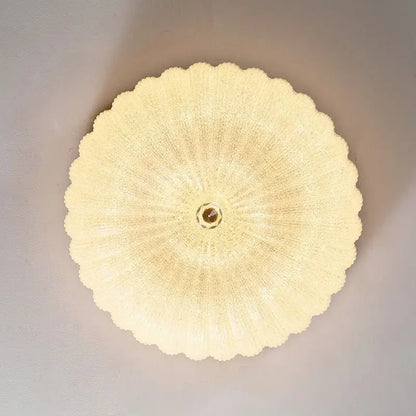 Elin Ribbed Round Bowl Ceiling Light | Celestre