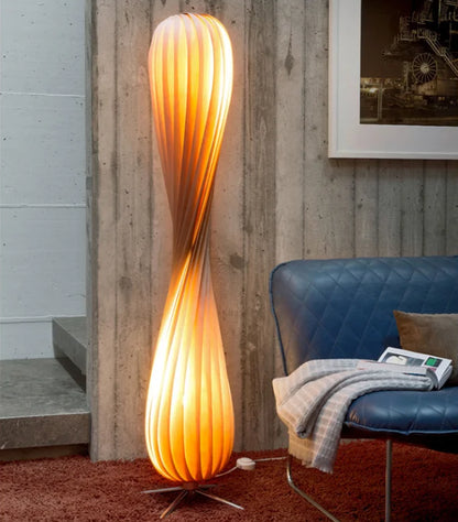 Avel Nordic Twisted Floor Lamp D 25 cm x H 145 cm | Celestre