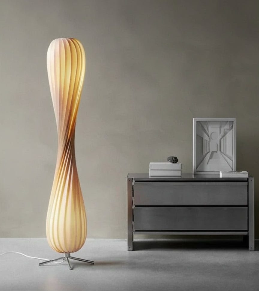 Avel Nordic Twisted Floor Lamp | Celestre