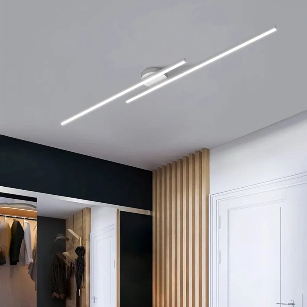 Lerva Strip LED Ceiling Light White | Celestre