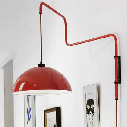 Piro Pivot Swing Arm Wall Light Red | Celestre