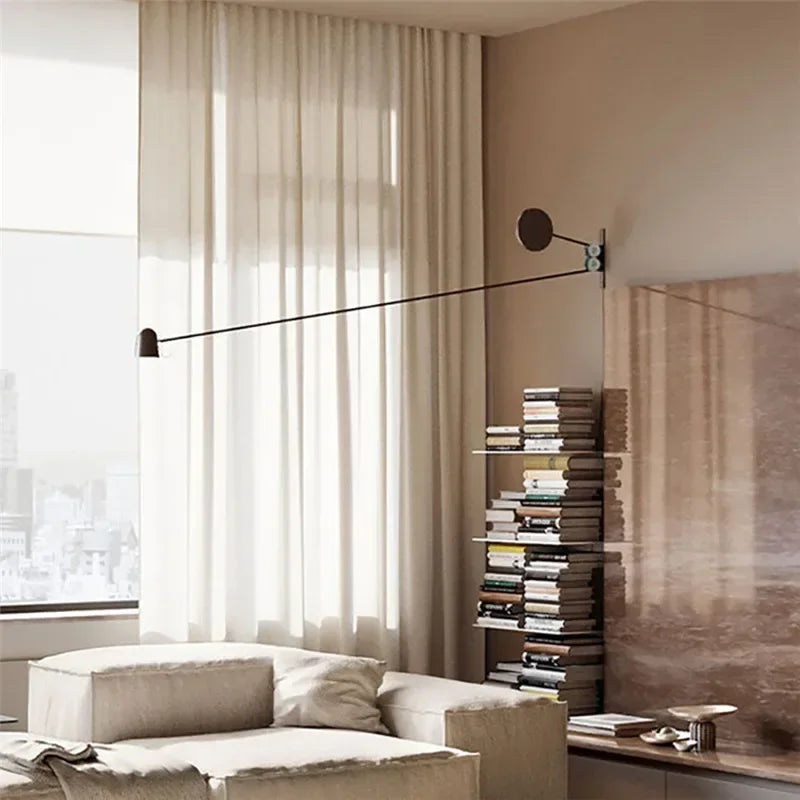 Trena Minimalist Swing Arm Wall Light | Celestre