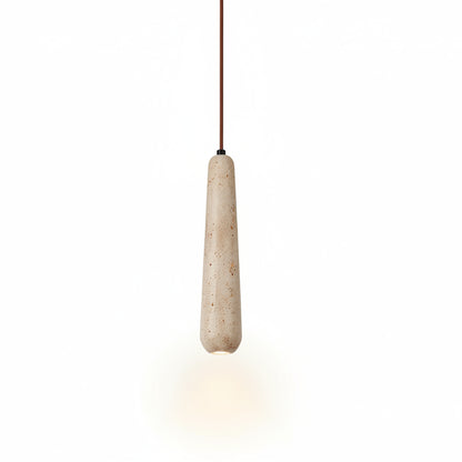 Cove Long Travertine Pendant Light | Celestre