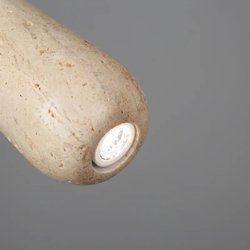 Cove Long Travertine Pendant Light | Celestre