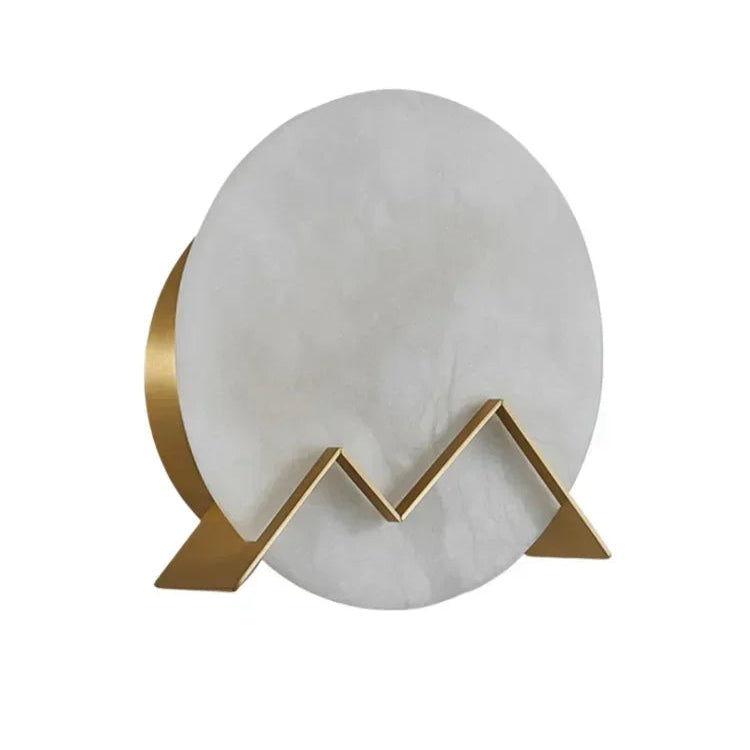 Vezi Albaster Round Mountain Wall Light | Celestre