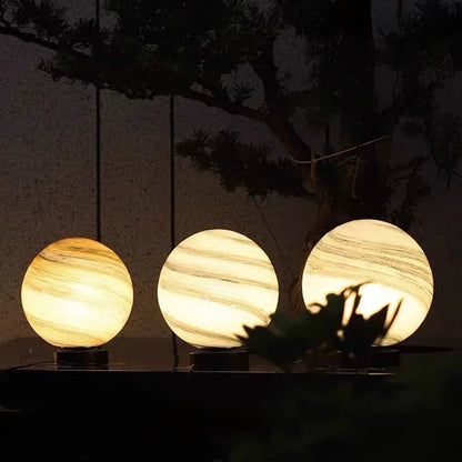 Casi Globe Swirl Pillar Light | Celestre