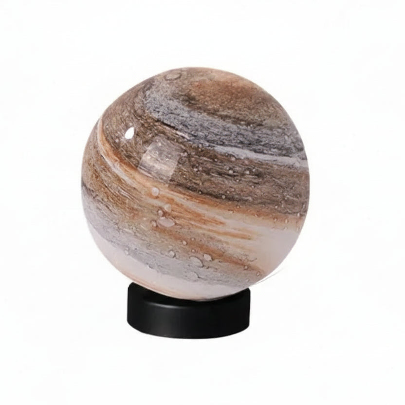 Casi Globe Swirl Pillar Light | Celestre