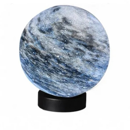 Casi Globe Swirl Pillar Light | Celestre
