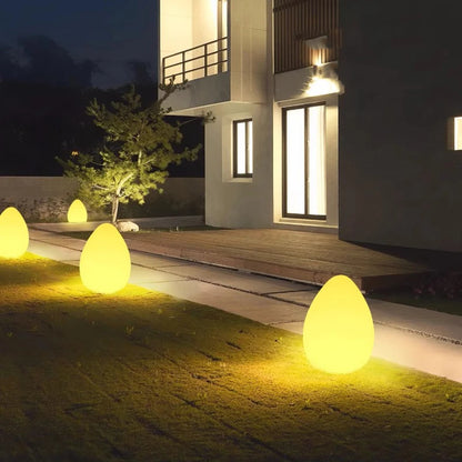 Esse Solar Egg Shape Outdoor Floor Lamp H 28 cm | Celestre