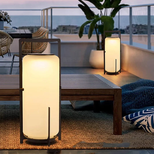 Mila Solar Lantern Outdoor Floor Lantern D 27 cm x H 54 cm | Celestre
