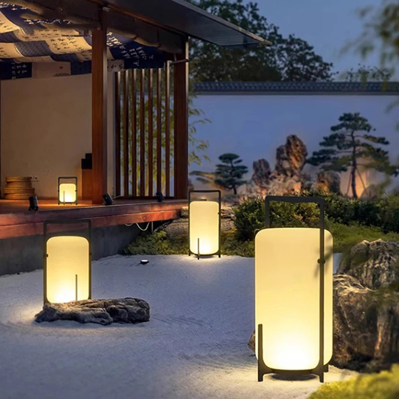 Mila Solar Lantern Outdoor Floor Lantern | Celestre