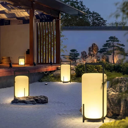 Mila Solar Lantern Outdoor Floor Lantern | Celestre