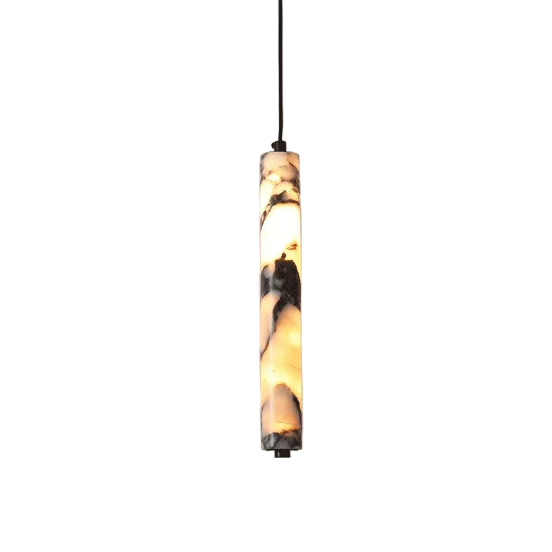 Vare Cylindrical Stone Pendant Light | Celestre