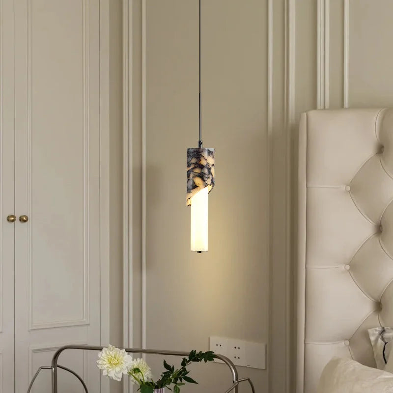 Avid Marble Angled Cut Pendant Light | Celestre