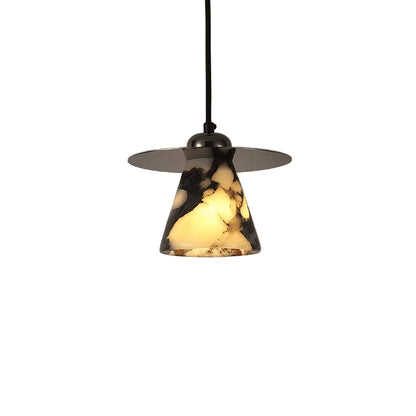Feni Stone Conical Pendant Light | Celestre