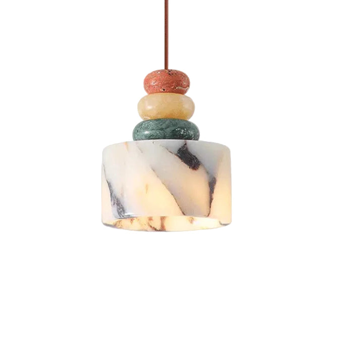 Vize Stacked Marble Pendant Light | Celestre