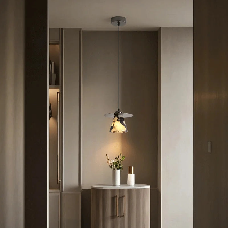 Feni Stone Conical Pendant Light | Celestre