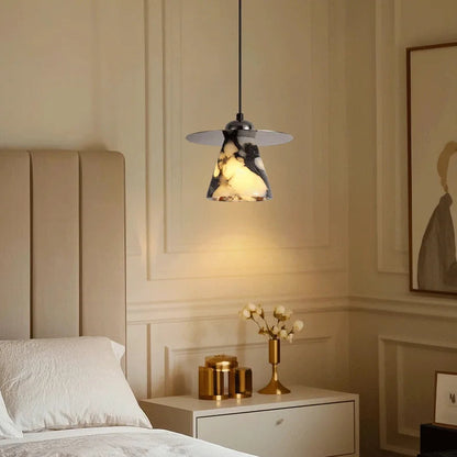 Feni Stone Conical Pendant Light | Celestre