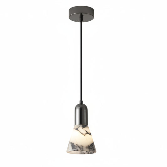 Erix Conical Marble Pendant Light | Celestre