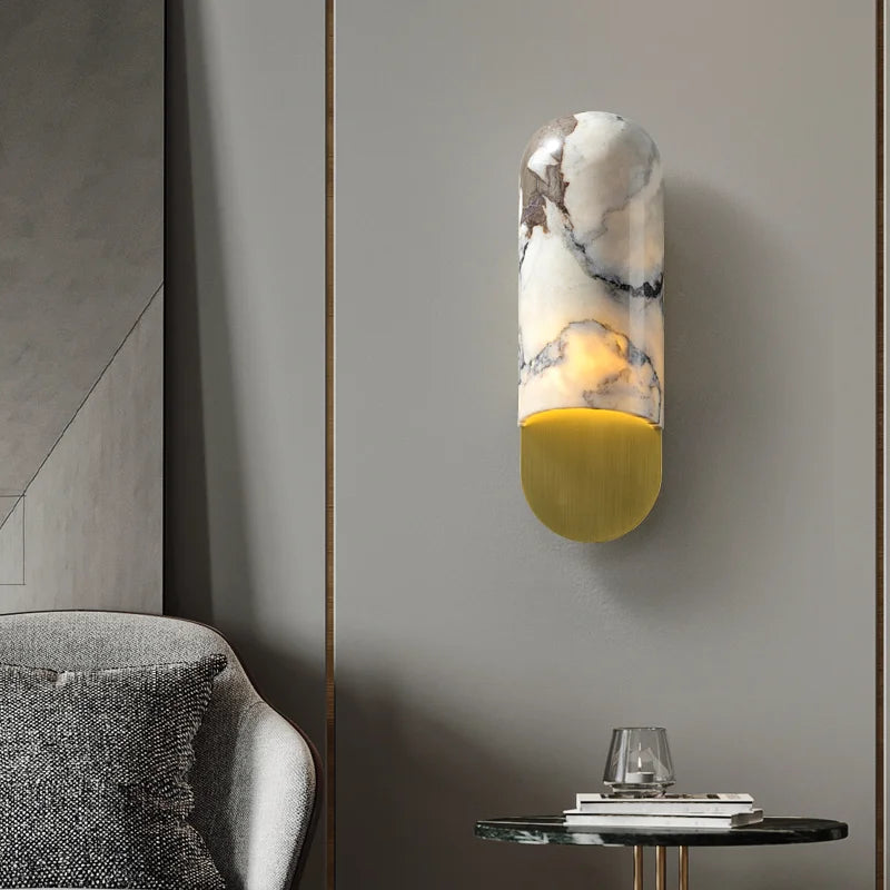 Favo Cylindrical Capsule Wall Light | Celestre